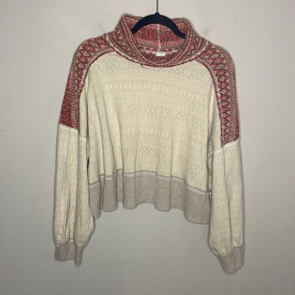 Free People We The Free At The Lodge Sweater Women Size Medium - Picture 2 of 9